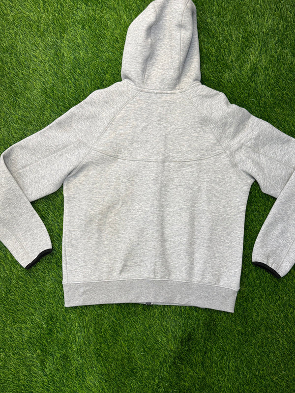 Nike Tech Fleece Zip Hoodie in Heather Grey