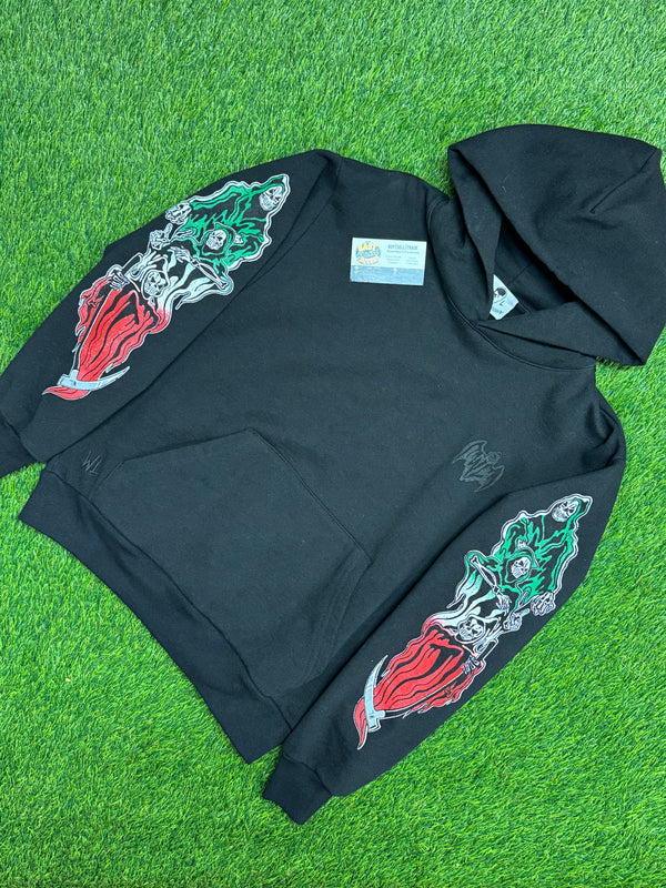 Warren Lotas UFC Mexico Three Reapers Hoodie in Black