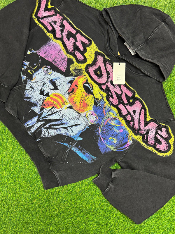 Vale Forever Dreams Zip Up Hoodie “ Camel Print”